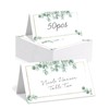 Place Cards for Table Setting, 2” x 3.5" Folding Tent