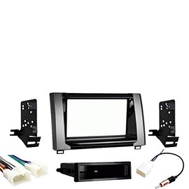 Harmony Audio Compatible with Toyota Tundra 2014 2015 2016 2017 2018 Single or Double DIN Stereo Radio Install Dash Kit New