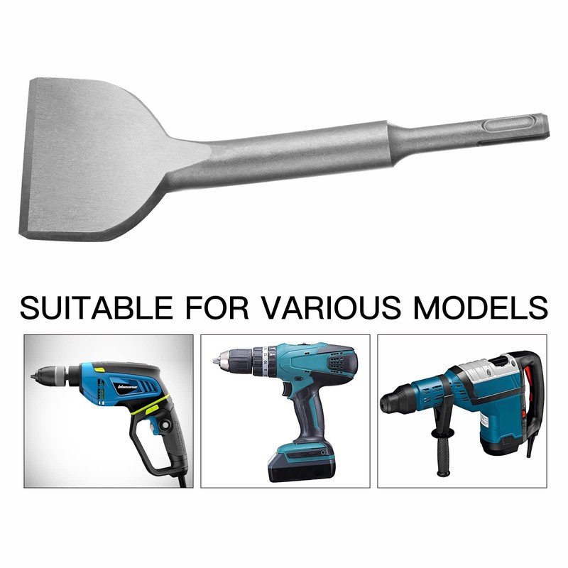 HPMAISON Chisel SDS Plus, 185mm*75mm SDS-Plus Widening Series Chisels, Cracking