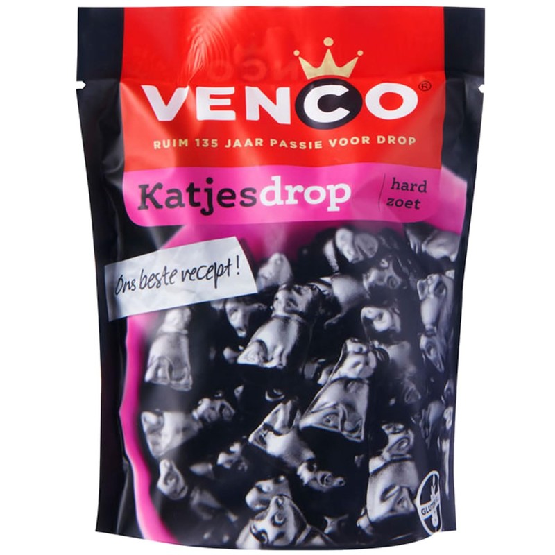 Venco Katjesdrop I Hard and Sweet Cat shaped Licorice from