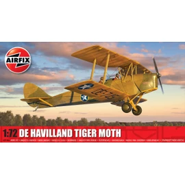 Airfix A02106A de Havilland Tiger Moth Plastic Model-Making Kit, Yellow