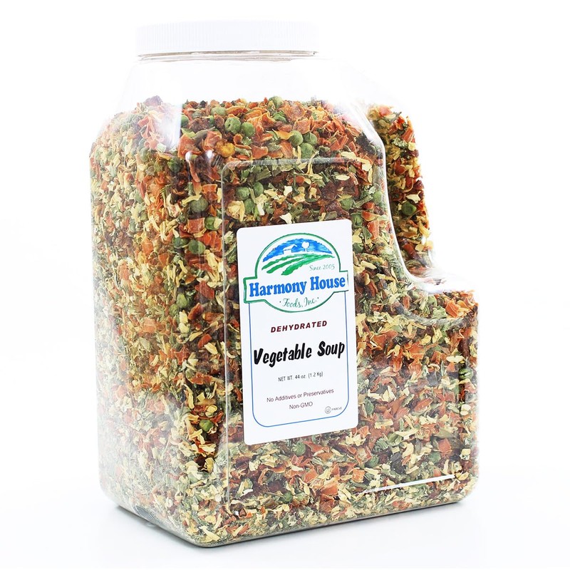 Harmony House Premium Vegetable Soup Mix - Dehydrated Vegetables for