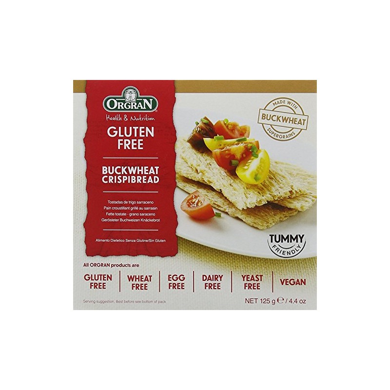 Orgran Buckwheat Crispbread - 3 X 125G