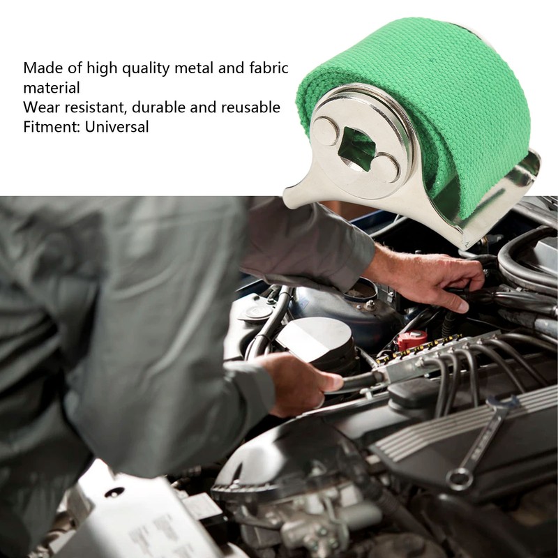 Heavy Duty Strap Filter Wrench Anti Slip Universal Oil Filter