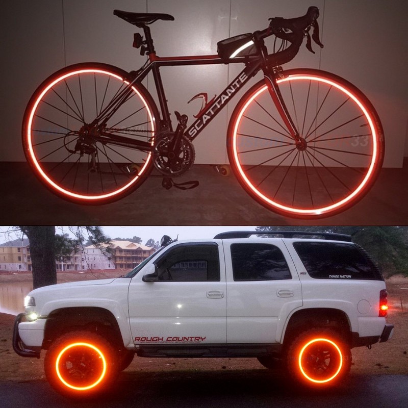 customTAYLOR33 Red High Intensity Grade Reflective Copyrighted Safety Rim Tapes