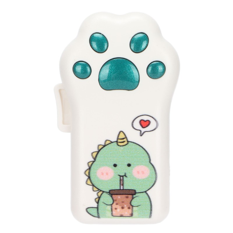 Flash Drive Green Dinosaur Pattern Cat Paw Shape USB2.0 Memory