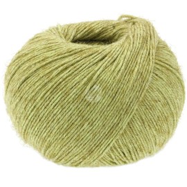 LANA GROSSA Diversa Lightweight Cotton Blend Yarn with Delicate Melange Effect, Hand Knitting Yarn Made of 74% Cotton and 26% Viscose, 50 g Wool for Knitting and Crocheting, 210 m Yarn