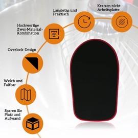 Eucteje Sliding Board Sliding Mat Sliding Board Device Mat Mat Accessories Compatible with KitchenAid 4.5L-5L Food Processors e.g. KitchenAid 5K45SS 5KSM175PS 5KSM125 Hand Blender