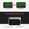 Small LED Digital Clock for Bedroom, Loud Alarm Clock for