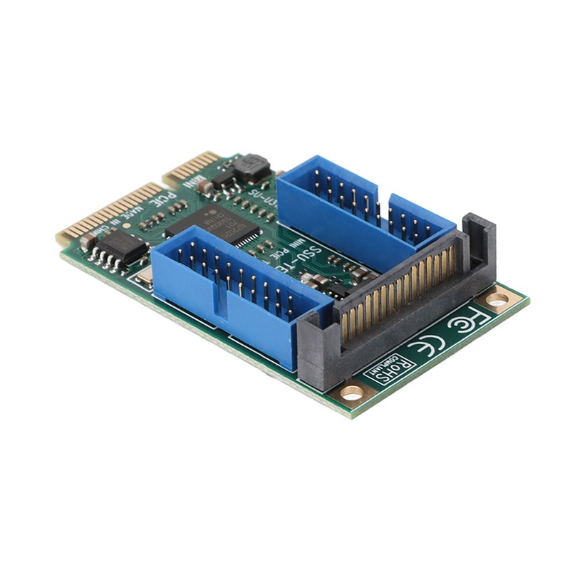 MINI PCI E to USB3.0 Expansion Card 5Gbps Transmission 19