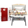 KIDS TOYLAND Wooden Pretend Barbecue Grill Play Set, Play Kitchen