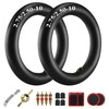 Universal 2.50/2.75-10 Dirt Bike Replacement Inner Tubes with Bend Valve