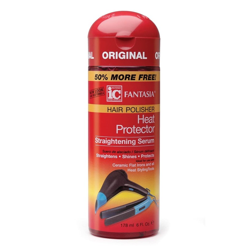 Fantasia High Potency IC Heat Protector Straightening Serum, Hair Polisher,
