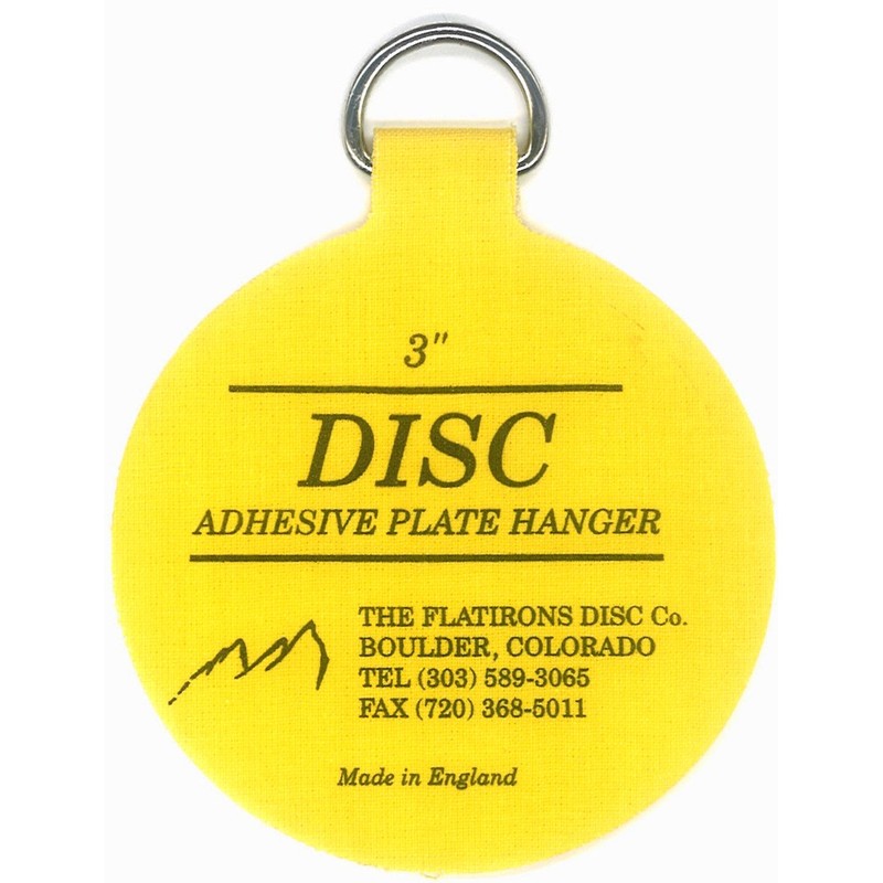 Invisible English Disc Adhesive Medium Plate Hanger Set (4-3 Inch