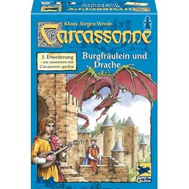 Schmidt Spiele 'Hans im Glück 48145 – Carcassonne Extension Burg Fräulein and Dragon