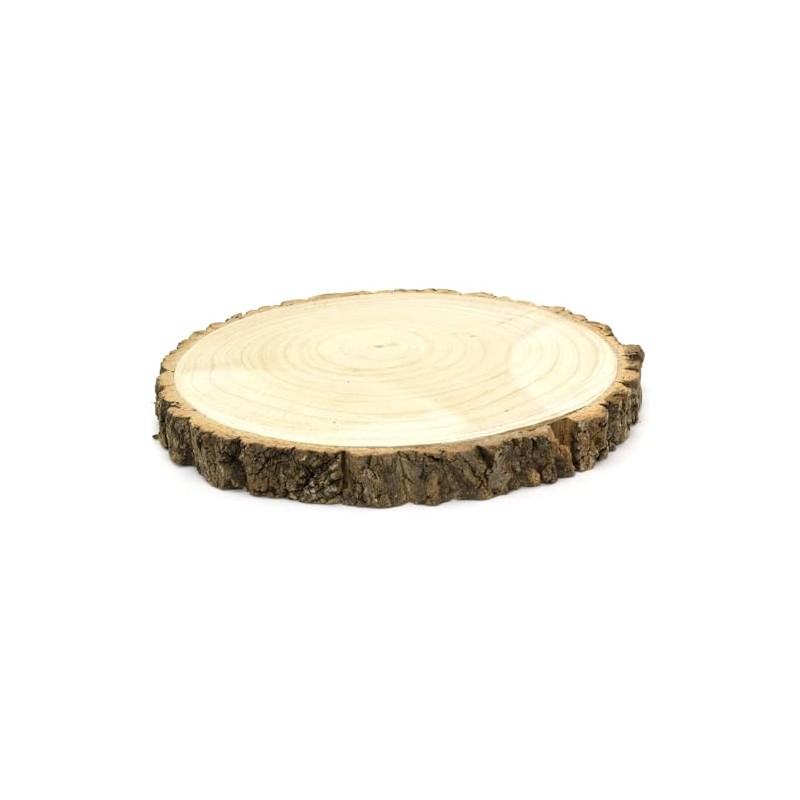 Log Slice Cakestand 20-24cm | Wooden Rustic Slab | Wedding