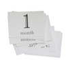 Baby Monthly Card Shadow Monochrome (L-format)