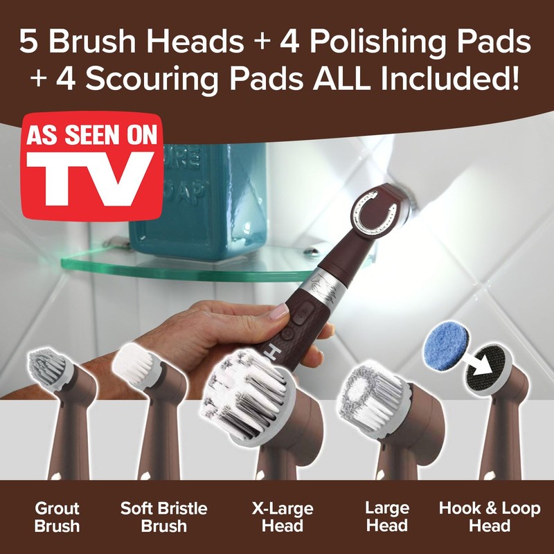 Horsepower Pocket Pony 5 Piece Refill Brush Head Set, AS-SEEN-ON-TV,