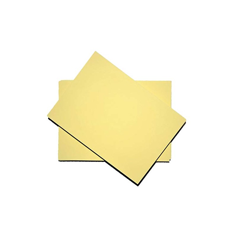 A5 Yellow Coloured Plain Paper 100 Sheets Dyslexia Visual Stress
