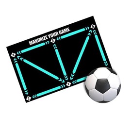 Ajuanbazha Football Training Mat, Football Mat Training, 60 x 90 cm, Football Mat, Non-Slip Silent Shock Absorption Training Mat, Football, Football Mat, Gifts for Football Lovers