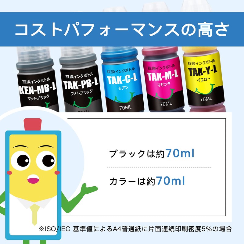 Matink KETA-5CL Compatible Ink Bottle, 1.8 Times of Genuine Standard