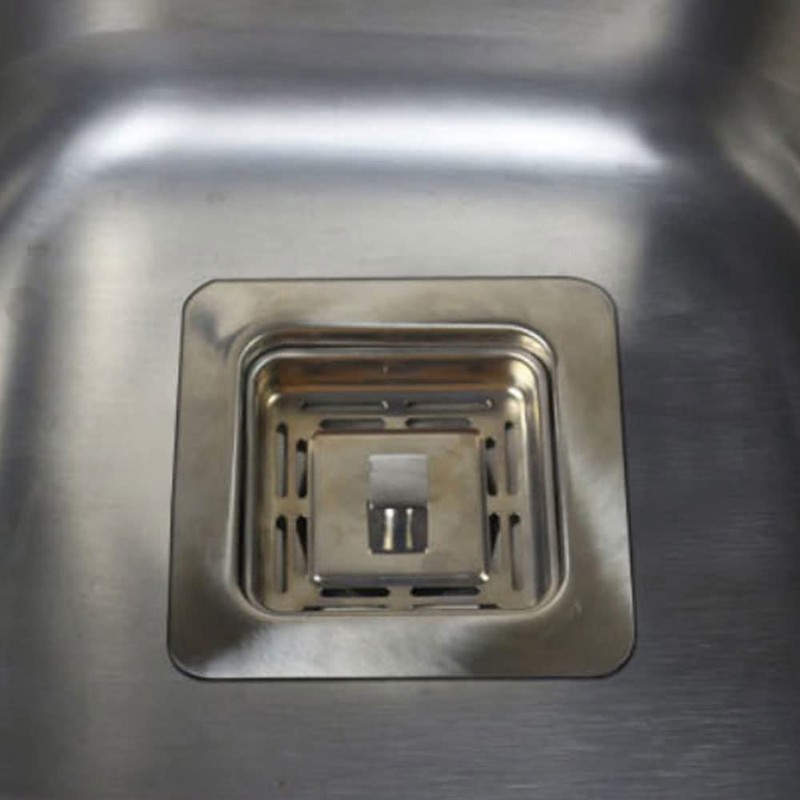 Square Sink Strainer Mesh Drain Water Stopper Basket, Anti-Blocking Waste