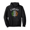 Curley Irish Family Name Pullover Hoodie