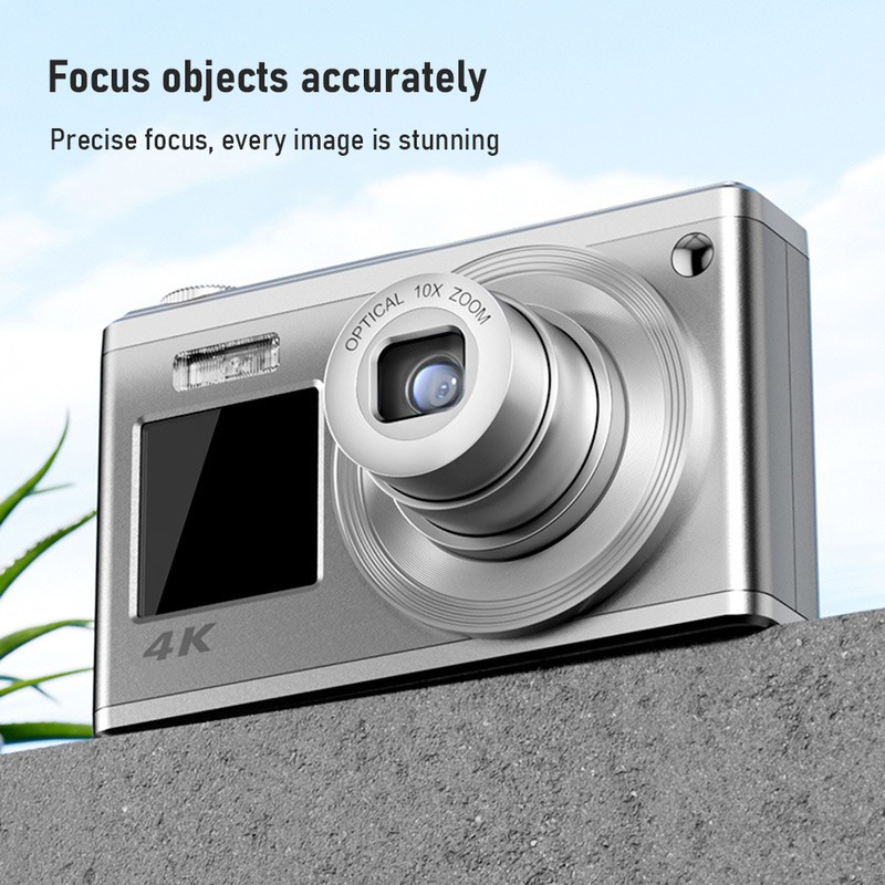 Digital Camera 60MP 4K Video 2.88in IPS Screen 16X Zoom