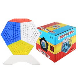 Oostifun ShengShou 7x7 Megaminx Dodecahedron 7x7x12 Gigaminx Megaminx Cube 12 Surface Cube Stickerless, 5-Star Difficulty