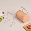 Pack of 10 roulade clips made of stainless steel, reusable,