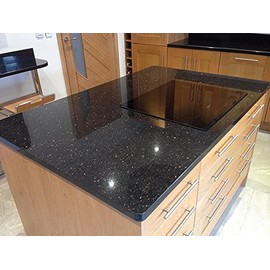 VViViD Black Galaxy Granite 15.9 Inch x 60 Inch Vinyl Roll Sheet wrap (2 Rolls)