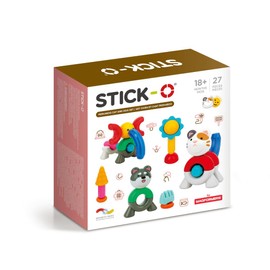 Stick-O Peek-A-Boo Dog And Cat Magnetic Building Blocks Toy | For Boys And Girls Aged From 18 months | Education STEM Toy For Children