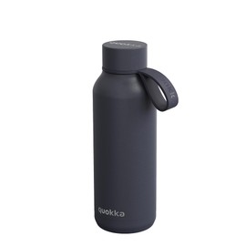 Quokka Solid with Holder Slate | Stainless Steel Thermal Bottle with Holder 510 ml