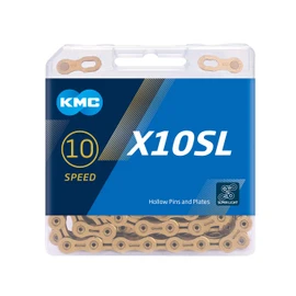 KMC Unisex's X10sl Chain, Ti-Ni Gold, 114 Link