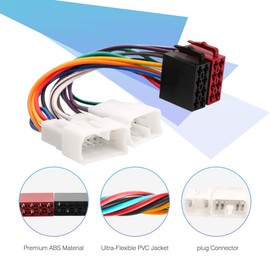 RDBS Arnés de cables estéreo para coche, conectores de cableado de radio de repuesto para Toyota Tacoma 2005-2020, RAV4 1994-2020, Subaru 2012-2019 WRX, 2012-2019 Forester