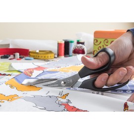 3 Claveles 122 – Scissors, 8.5 inches, Various Uses, Stainless Steel, Nylon Handle.