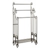 Kings Brand Furniture Pewter Metal Towel Racks for Bathroom with