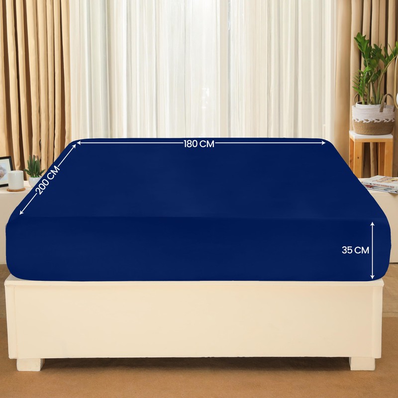 Utopia Bedding 1, Microfibre Polyester, Konings Blauw, 180 x 200