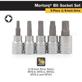 Titan 68965 5-Piece 3/8-Inch Drive Mortorq Bit Socket
