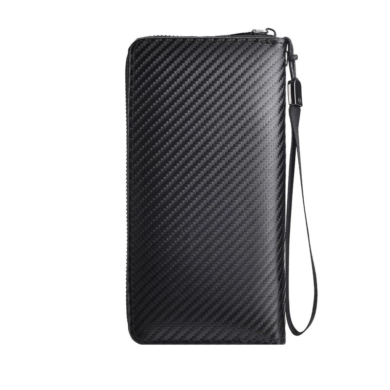 Carteras para Caballero con Cierre, Cartera Larga para Hombre RFID