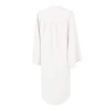 CLERKMANS White Cap & Gown & Tassel Package - High