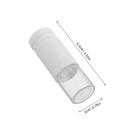 FRCOLOR 5pcs Dual-chamber Cosmetic Bottles for Water and Oil Separation Refillable Travel Containers for Gel Makeup Skincare Lotions for Ingredient Isolation