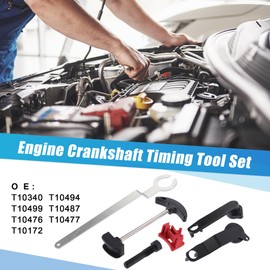 X AUTOHAUX Engine Crankshaft Timing Tool Set for VAG Series EA211 FSI TSI TFSI Engine (1.0L 1.2L 1.4L 1.6L) Timing Belt Tool Replace T10477 T10494 T10499 T10487 T10340