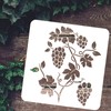 FINGERINSPIRE Grapevine Stencil, 30 x 30 cm, Small Grapevine Wall