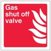 V Safety Gas Shut Off Valve - Square 150 x