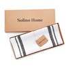 Solino Home Linen French Stripe Table Runner 36 Inch -