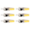6 Pcs 6W 500LM G4 Bulb LED COB Silica Gel