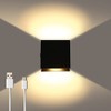 Lightess Lightess LED Wandleuchte Innen Wandlampe Akku ohne Stromanschluss Kabellose
