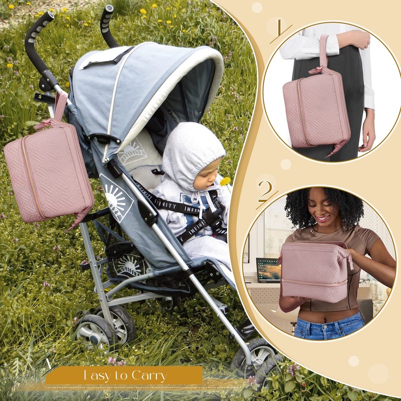 Fasrom Portable Breast Pump Bag Compatible with Elvie Pumps Pump