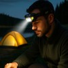 Keeble Outlet Headlamp Flashlight, 1200 Lumen Ultra-Bright LED Rechargeable Headlight